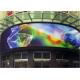 Spherical IP65 P8 RGB Curved LED Display LED Screen Module With Steel Cabinet