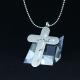 Fashion Top Trendy Stainless Steel Cross Necklace Pendant LPC457