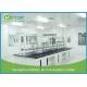 Floor Grounded Laboratory Island Bench Lab Workstation With Fully Covered Cabinet