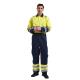 Inherently Flame Retardant Arc Protection Clothing , Hivis Yellow FR Coverall