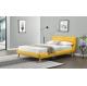 Yellow/Blue Fabric Full Size Children Upholstered Bed Wholesale Bed Manufacturers