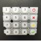 Transparent Silicone Rubber Keyboard Keys Laser Etching Printing