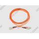 PVC Jacket 9/125 Singlemode Duplex Fiber Optic Patch Cable SC-SC