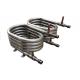 20P Spiral Coil Coaxial Heat Exchanger Convenient Oil Returning Smoothly