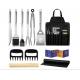 Sliver Bbq Grilling Tools Set CIQ Approved Toxinfree Multifunctional