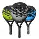 Beach Tennis Racket Carbon And Glass Fiber Padel Tennis Rackets Soft Face Paddles Racquet