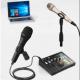 Home Usb Podcast Condenser Microphone 23.5mm*180mm Clear Sound