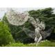 Stainless Steel Dancing Fairy Dandelion Wire Sculpture 200cm High