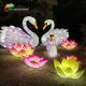Theme Park Decoration Chinese Festival Lanterns Cygnus Animal Shaped Lanterns
