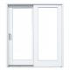 Curtain Type Hanging 2023 Modern Design Pvc Sliding Window for Home Doors and Windows