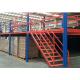 Storehouse Storage Mezzanine Structure Blue Red Coating Quick Installation