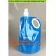 500ml can folding water bottle foldable water bag WITH hook,Kids Foldable Drinking Bottle/Collapsible Water Bag 16oz pac