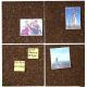 Insulation Message Wall Cork Board Tiles 12x12 Squares Black Carbon