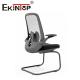 Iron Base Modern Fabric Mesh Chair Swivel Black High Back Office Chair With Headrest