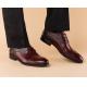 Handmade Genuine Leather Men Dress Shoes , Casual Leather Shoes For Wedding Or Partying