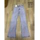 factory manufacturer custom logo wholesale women's stretch denim pants fashion quality lady's straight trend jeans 30