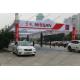 Aluminum Trade Show Canopy Tents White Square Side Windows Steel Pegs Fixing