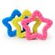 Multi color Star Shape Plastic Pet Toys Eco Friendly TPR Teeth Cleaning 7cm