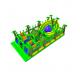 Green - themed Inflatable Fun Palm Zone Customized Obstacle