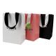 Soft Art Paper Retail Shop Bags With Twisted Handles Customized Logo / Size