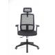 1120mm High Back Office Swivel Chair With Wheels PU Armpad