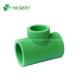 20mm to 110mm Water Supply PPR Pipe Fitting Socket Reducing Tee with Head Code Round