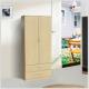 UV Coated Melamine Bathroom Cabinets , Lacquer Surface Birch Plywood Wardrobe