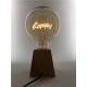 LVD Glass Letter Spiral G125 Decorative Filament Bulb