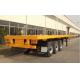 TITAN 3 Axle 40ft Container Flatbed Semi Trailer With Bogie Suspension