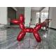 Custom Modern Animal Stainless Steel 1.2m Bubble Dog Sculpture