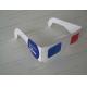 Paper Frame Anaglyph 3D Glasses Red And Blue For Home Theater