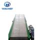 Metal Plate Industrial Chain Conveyor Easy Operated Horizontal Type