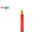 3m LED Light Red Inflatable Candle For Outdoor Night Decoration
