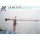Two Angle Mast Section QTZ6012 Self Erecting Tower Crane with Operation and Maintenance