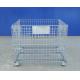 Galvanized Zinc Wire Mesh Container Space Saving Full Visibility