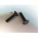 Steel Black Oxide Carriage Bolts , Button Head Bolt Copper Plating Finish