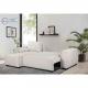 Nordic Minimalist Style Fabric White Living Room Bedroom Sofa Corner Nordic Furniture Sofa Bed