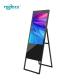 43inch Portable A Board Advertising Digital Display Totem With Integrated Speakers