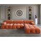 OEM Home Living Room Furniture High Elasticity Durable Soft Fabric Modern Sofa L Shape Modular