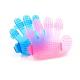 Hand Shape Pet Comb Glove , 12 * 11 * 6cm Silicone Shower Cat Bathing Gloves
