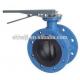 ASME Wafer Type Butterfly Valve , Certified Double Flange Butterfly Valve DN40 - DN600