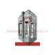 Square 0.4m/s Sightseeing Panoramic Glass Elevator Stainless Steel