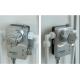 Surface Mounted Thermostatic Shower Valve , Brass Temperature Mixing Valve