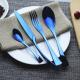 China NEWTO NC055 Stainless Steel Cutlery/Blue Flatware/Kitchen Household