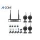 Outdoor 720P Mini 4 Camera Wireless Cctv Systems Steady Transmission Signal