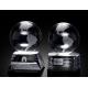 universal crystal globe/3d laser globe crystal award/3d laser engraving crystal globe