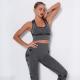 Camo back seamless bra shock-proof gather high-intensity sports underwear running fitness yoga vest woman