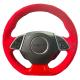 Hand Stitching Full Red Suede Steering Wheel Cover for Chevrolet Camaro 2017 2018 2019 2020