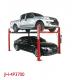 Alarm Ring Four Post Vehicle Lift High Performance Total Length 5230mm