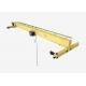 Single girder overhead crane with material hoist lift